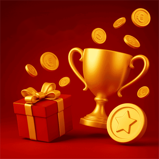 Exemplo de recompensa diária na BET544.